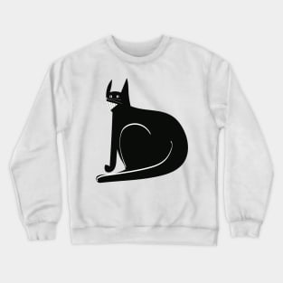 Angry cat Crewneck Sweatshirt